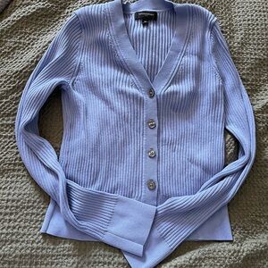 Banana Republic Light Purple Cardigan Sweater
